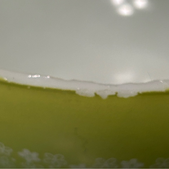 Pyrex Spring Blossom Cream and sugar set Excellent and 2 green Pyrex bowls as is - Picture 12 of 12